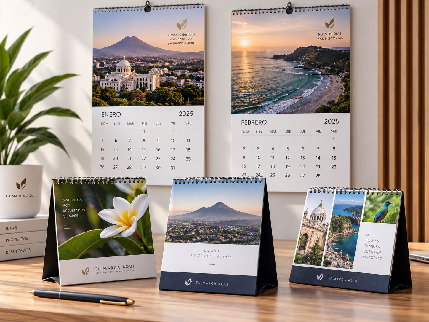 Calendarios personalizados
