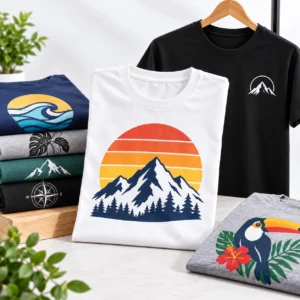 catálogo de camisetas serigrafiadas de aventura