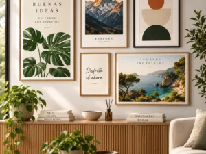 galería escandinava de inspiración natural