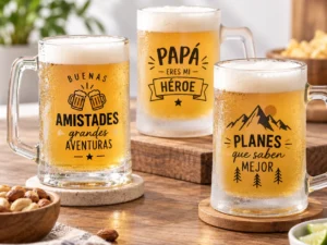 jarras de cerveza para celebrar
