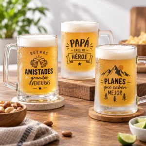 jarras de cerveza para celebrar