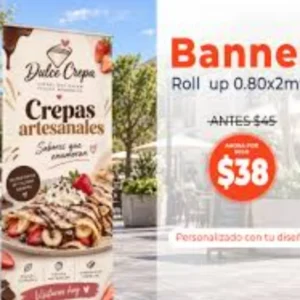 Banner Roll Up 0.80 x 2.00 mts