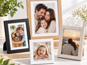 recuerdos familiares enmarcados