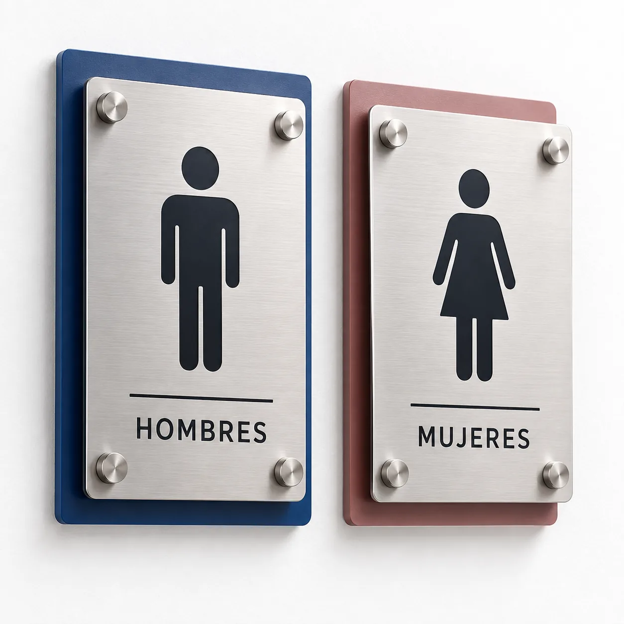 Rótulos para baños